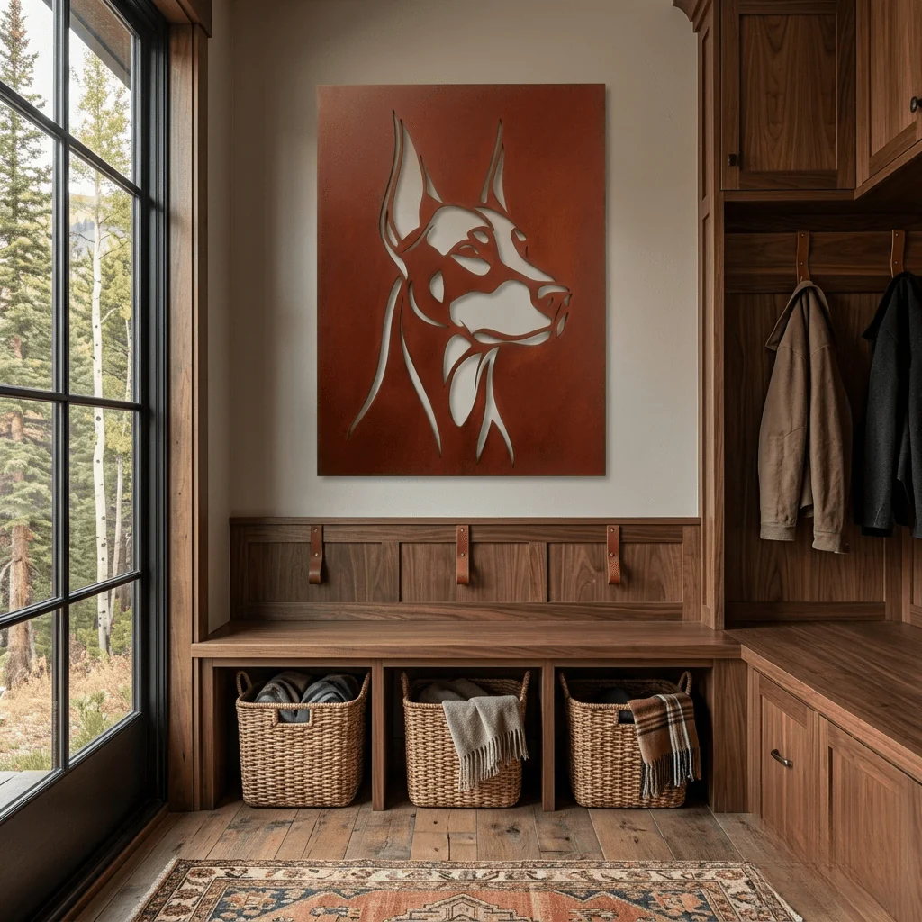The Doberman - Metal Wall Art - Oxide - Image 4