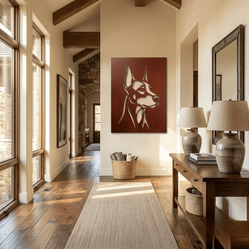 The Doberman - Metal Wall Art - Oxide - Image 5