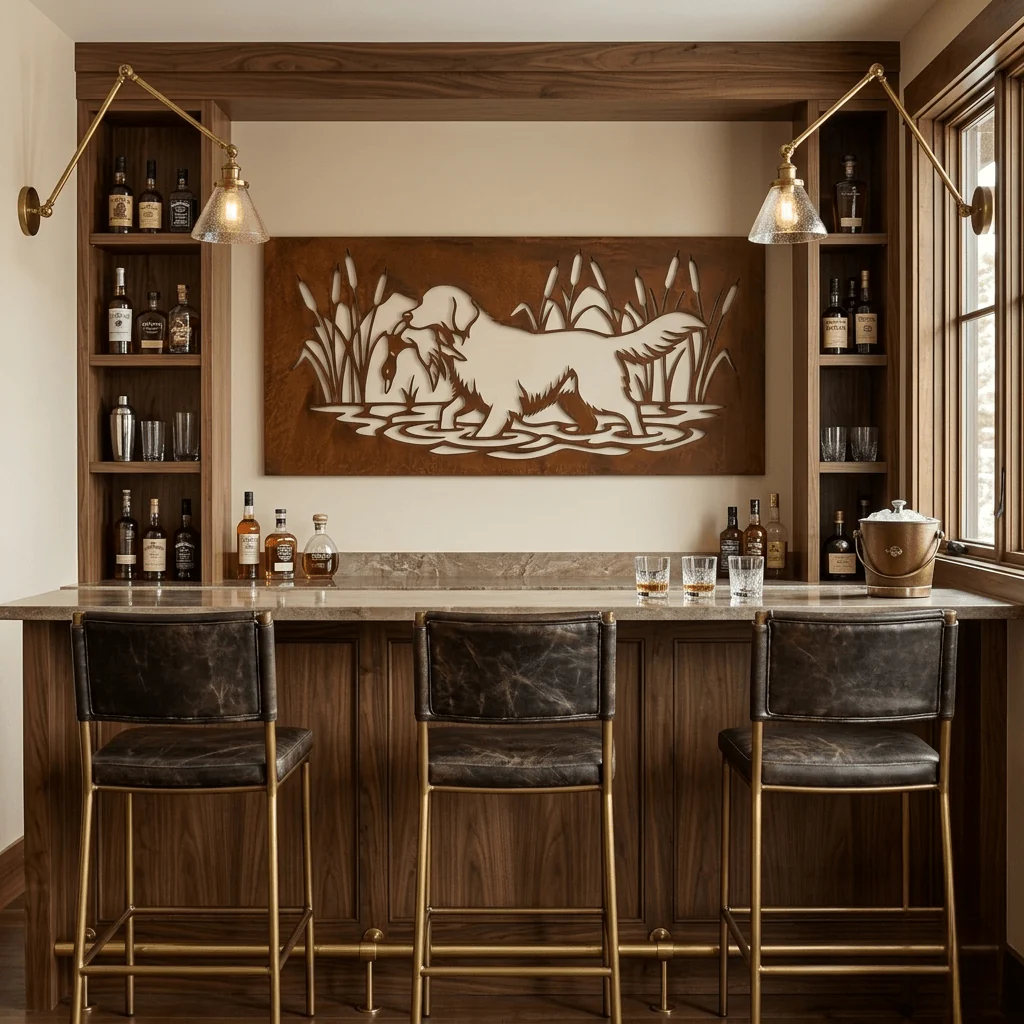 The Duck Dog - Metal Wall Art - Oxide - Image 2