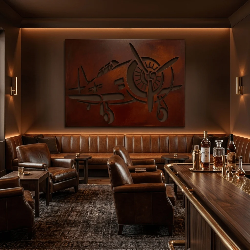 The Dogfight - Metal Wall Art - Oxide - Image 4