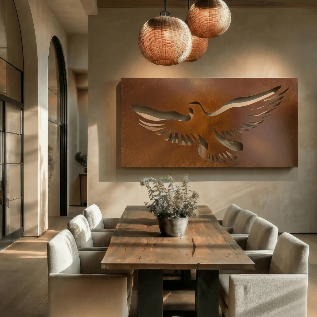 The Dove - Metal Wall Art - Oxide