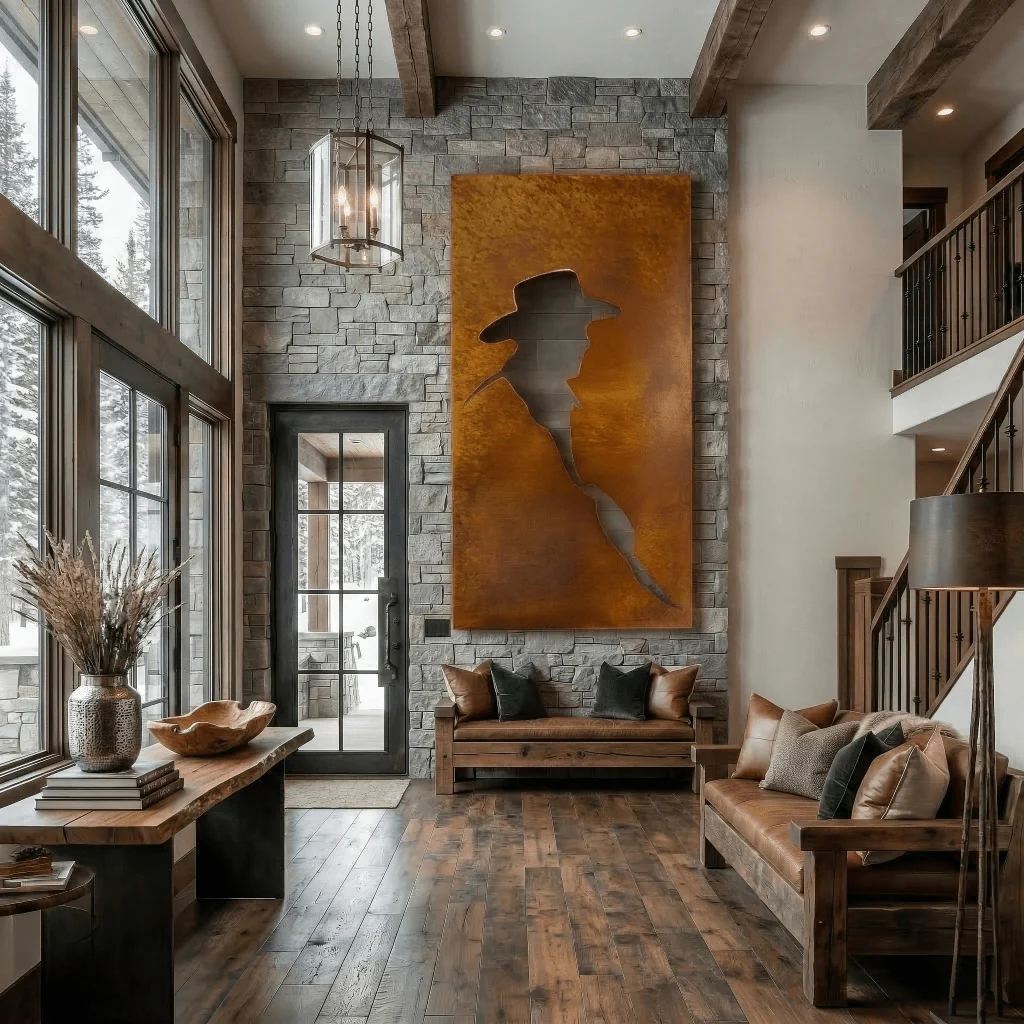 The Drifter - Metal Wall Art - Oxide