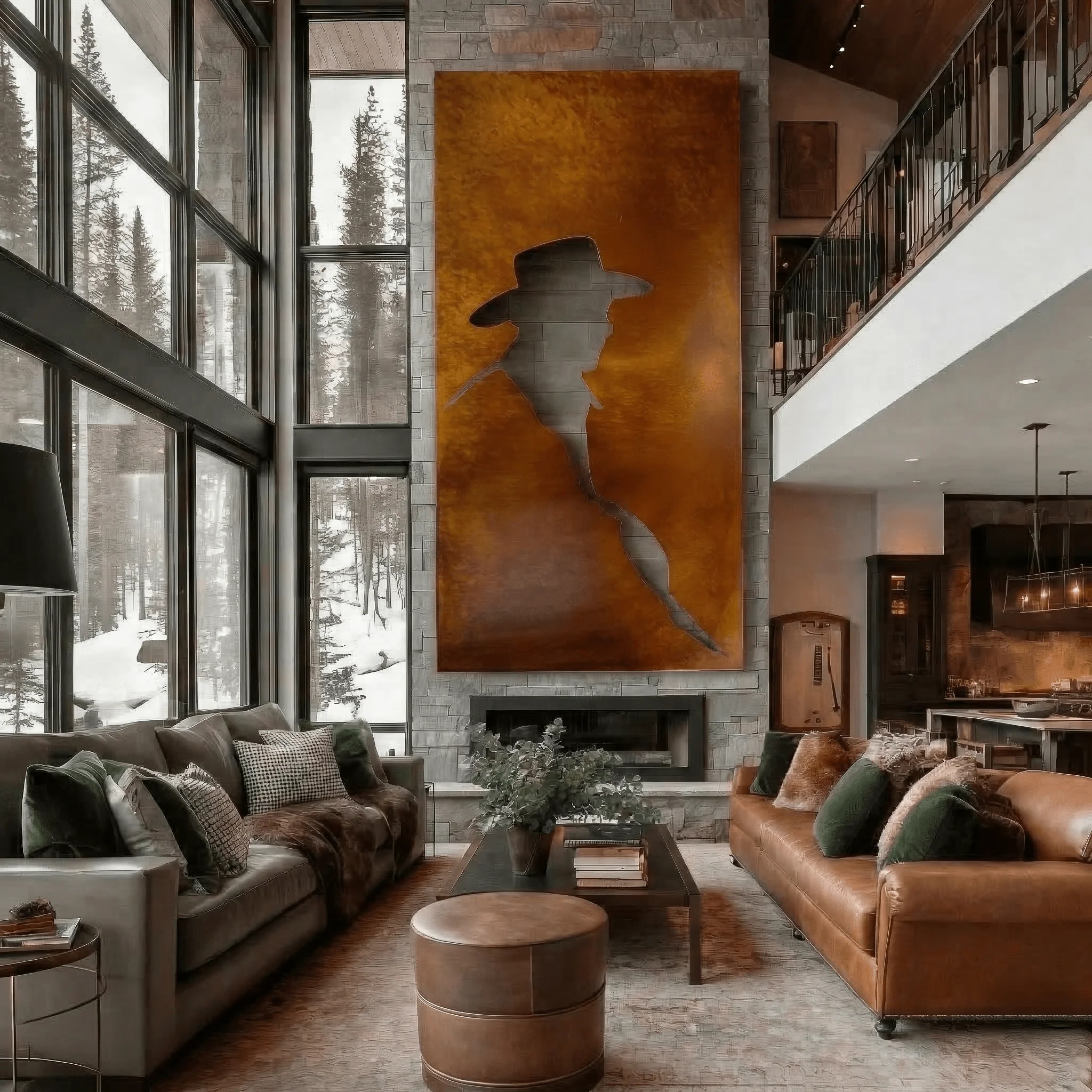 The Drifter - Metal Wall Art - Oxide - Image 3