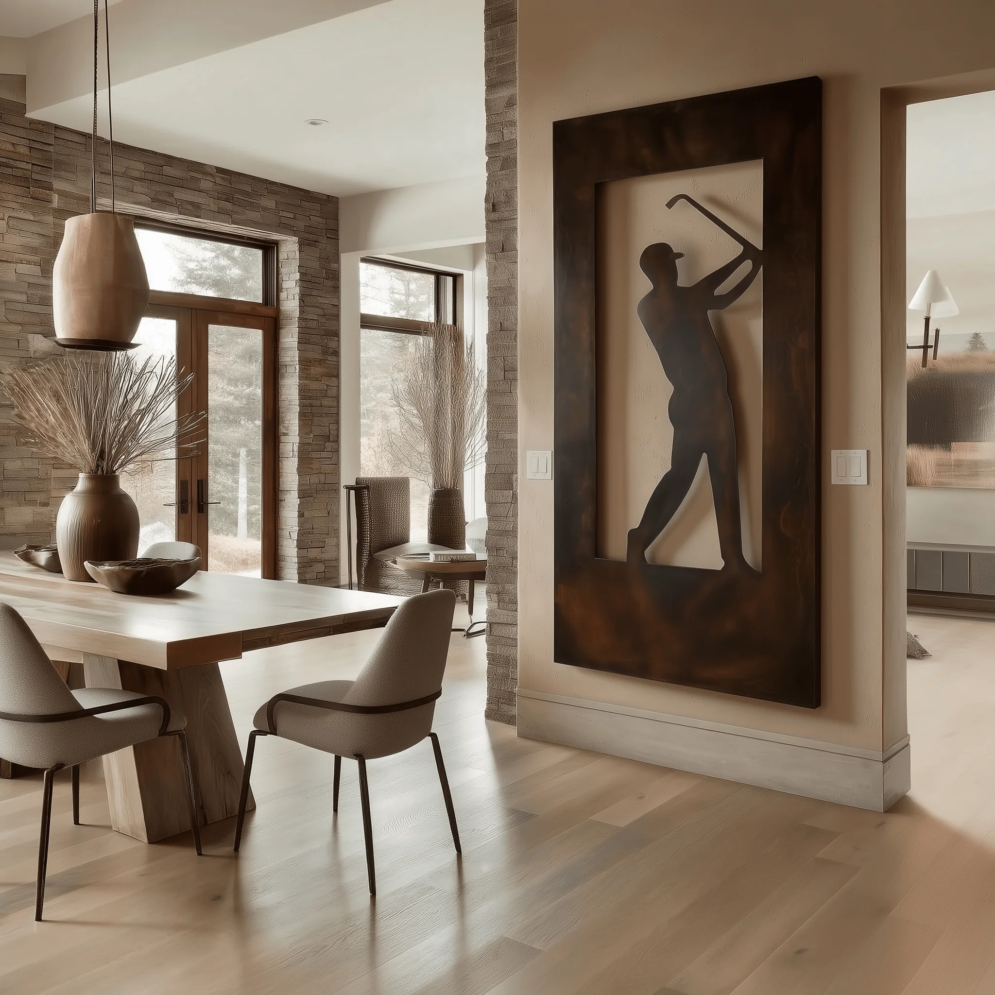 The Drive - Metal Wall Art - Umber