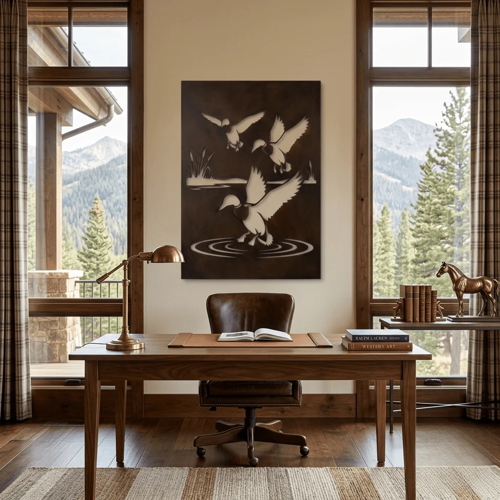 The Drop - Metal Wall Art - Umber - Image 2