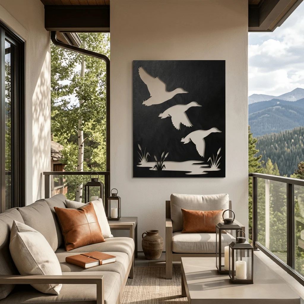 The Duck Hunter - Metal Wall Art - Forge