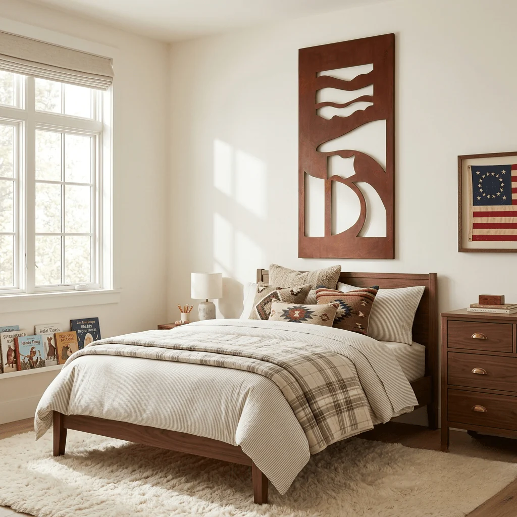 The Early Tee - Metal Wall Art - Oxide - Image 2
