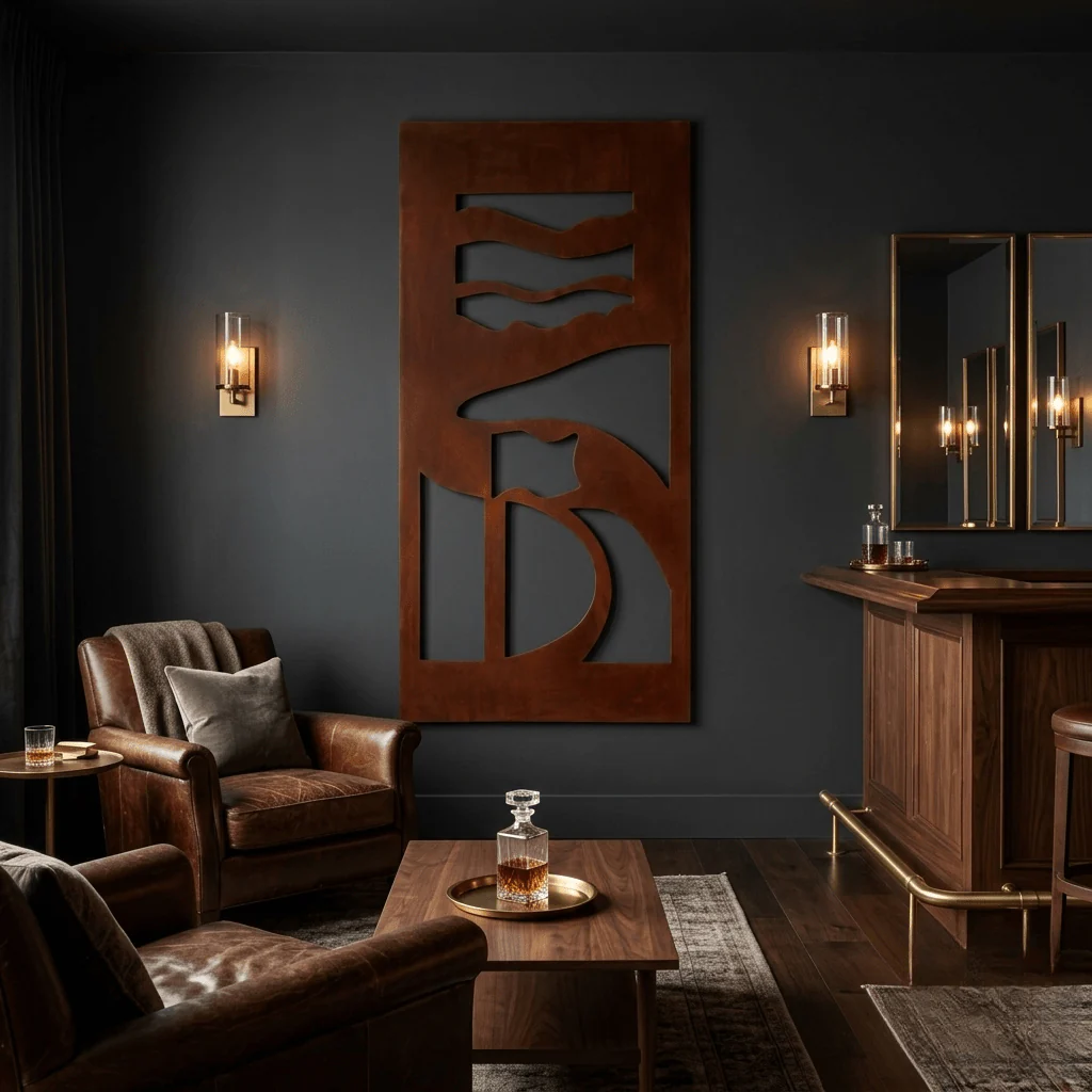 The Early Tee - Metal Wall Art - Oxide - Image 3