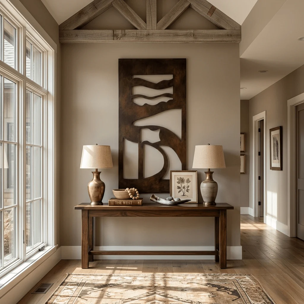 The Early Tee - Metal Wall Art - Umber - Image 3