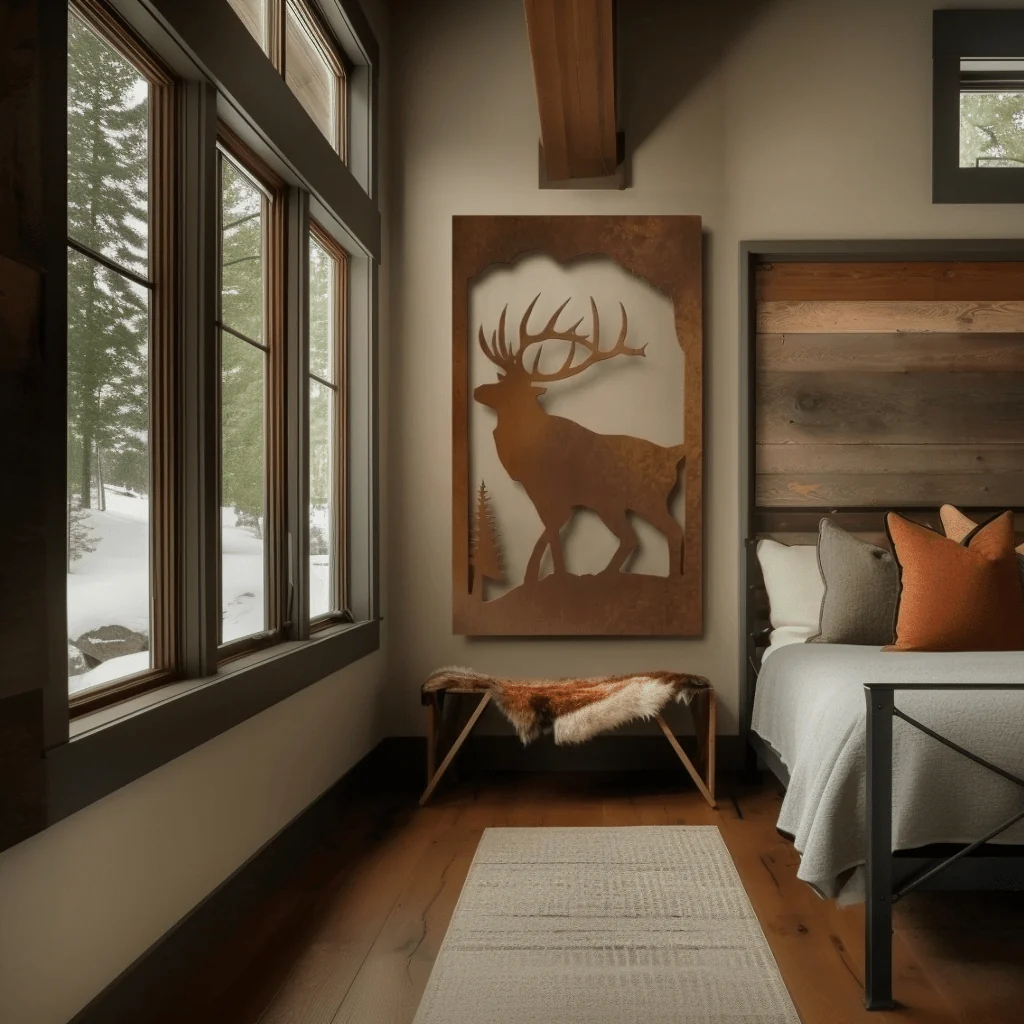The Elk - Metal Wall Art - Oxide - Image 3