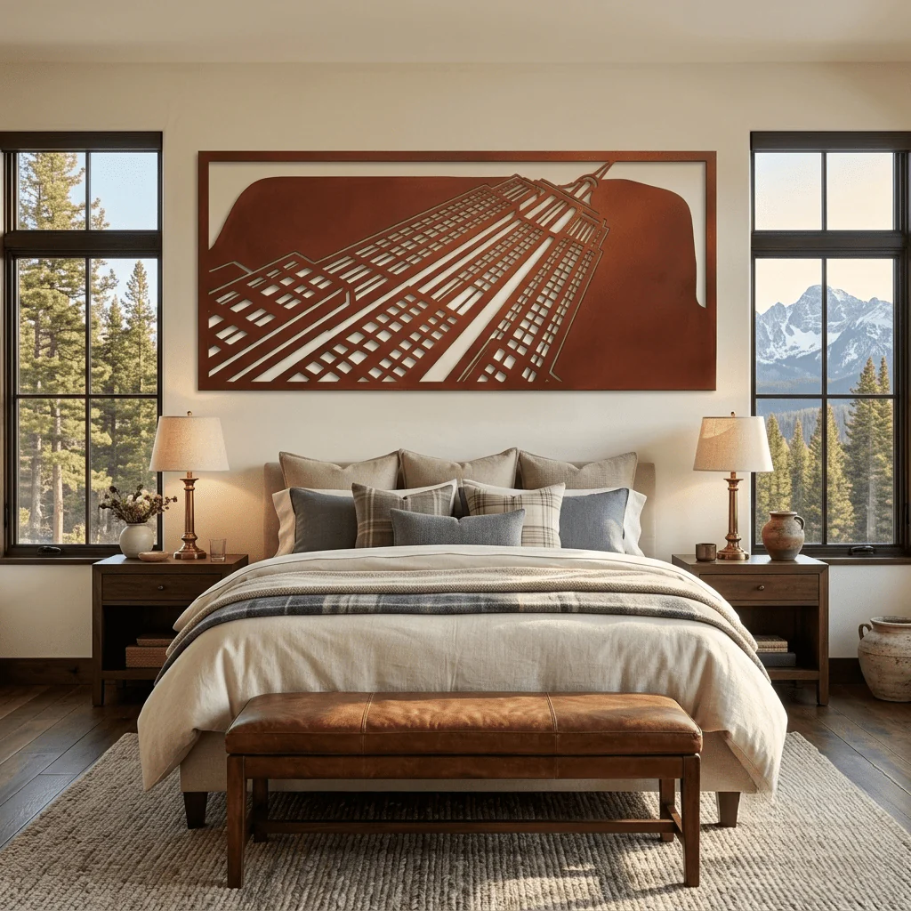 The Empire State Building - Metal Wall Art - Oxide - Image 2