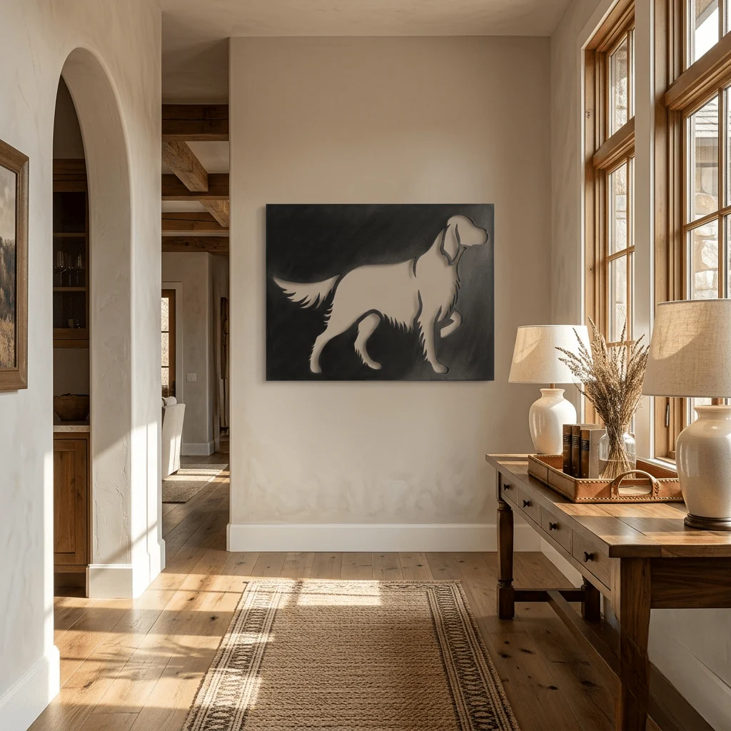 The English Setter - Metal Wall Art - Forge