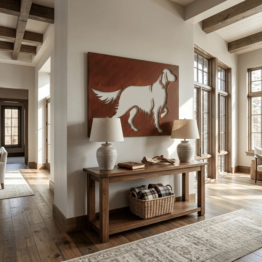 The English Setter - Metal Wall Art - Oxide - Image 4