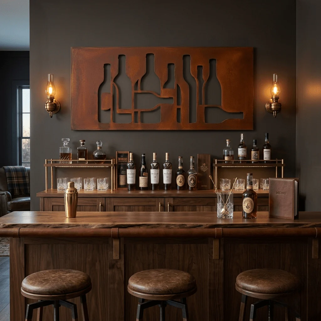 The Evening Reserve - Metal Wall Art - Oxide