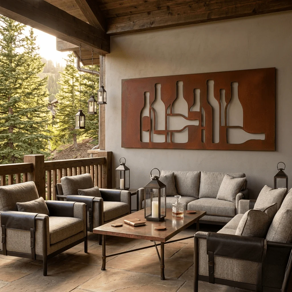 The Evening Reserve - Metal Wall Art - Oxide - Image 3