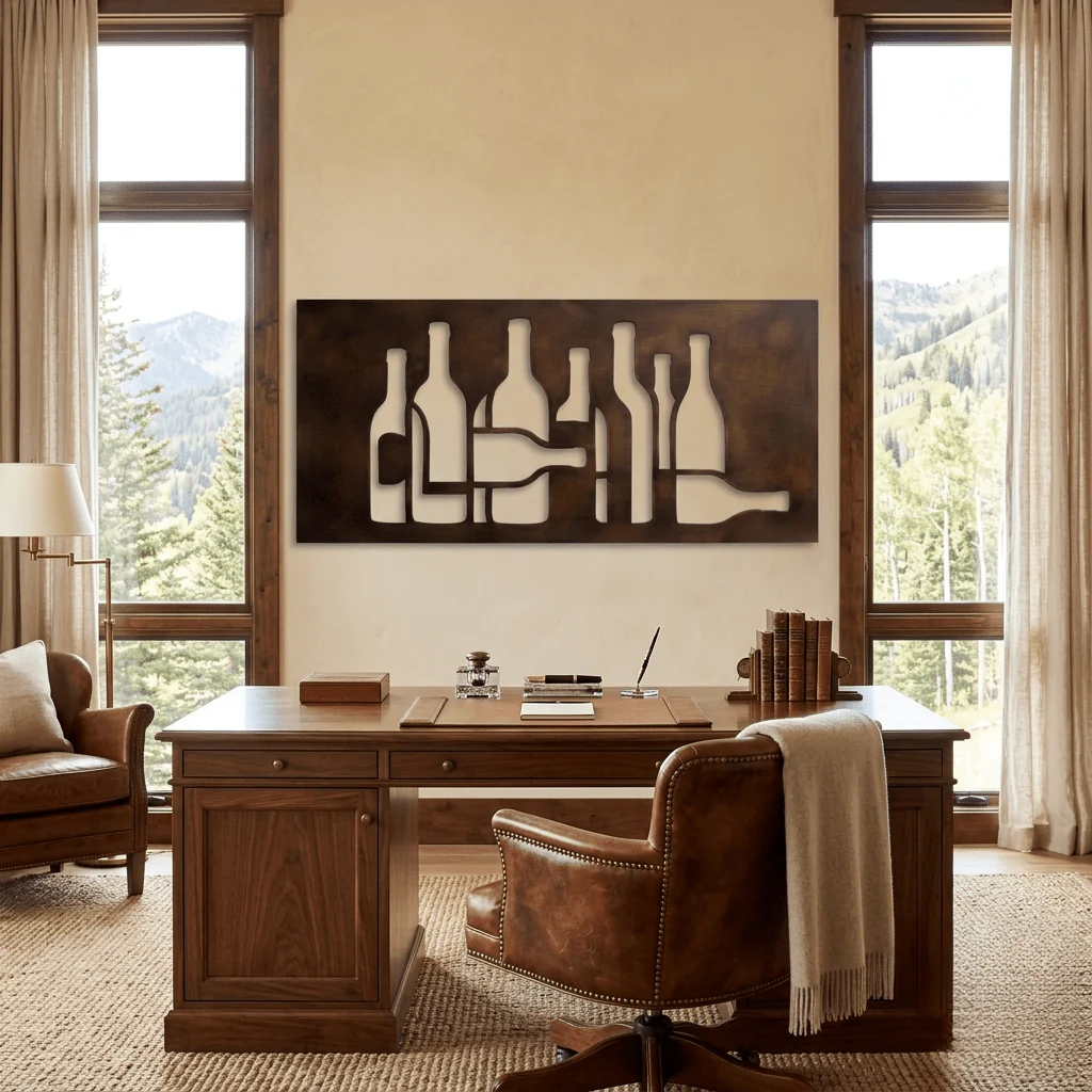 The Evening Reserve - Metal Wall Art - Umber
