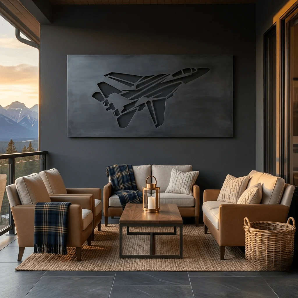 The F-14 Tomcat - Metal Wall Art - Forge