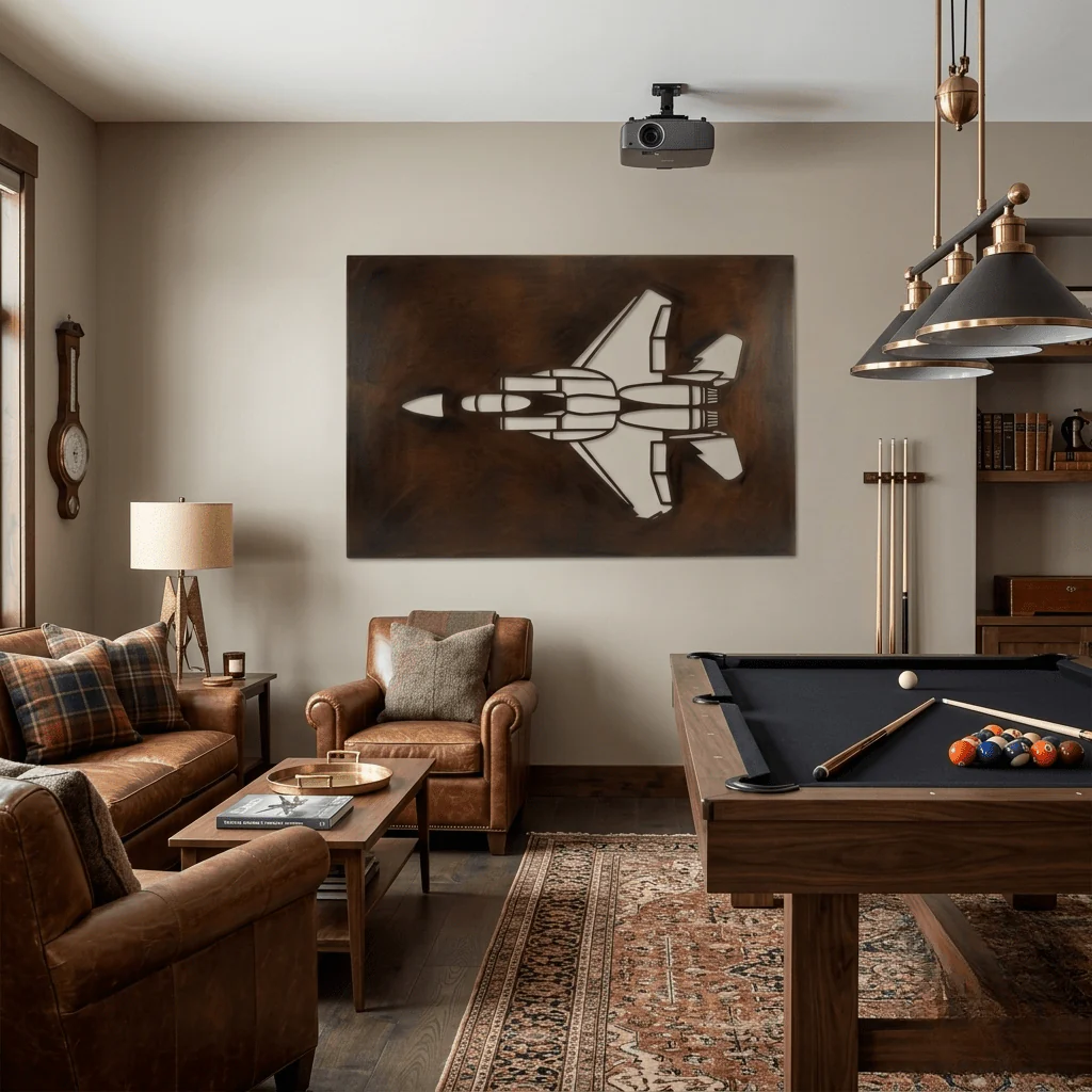 The F22 Raptor - Metal Wall Art - Umber - Image 2
