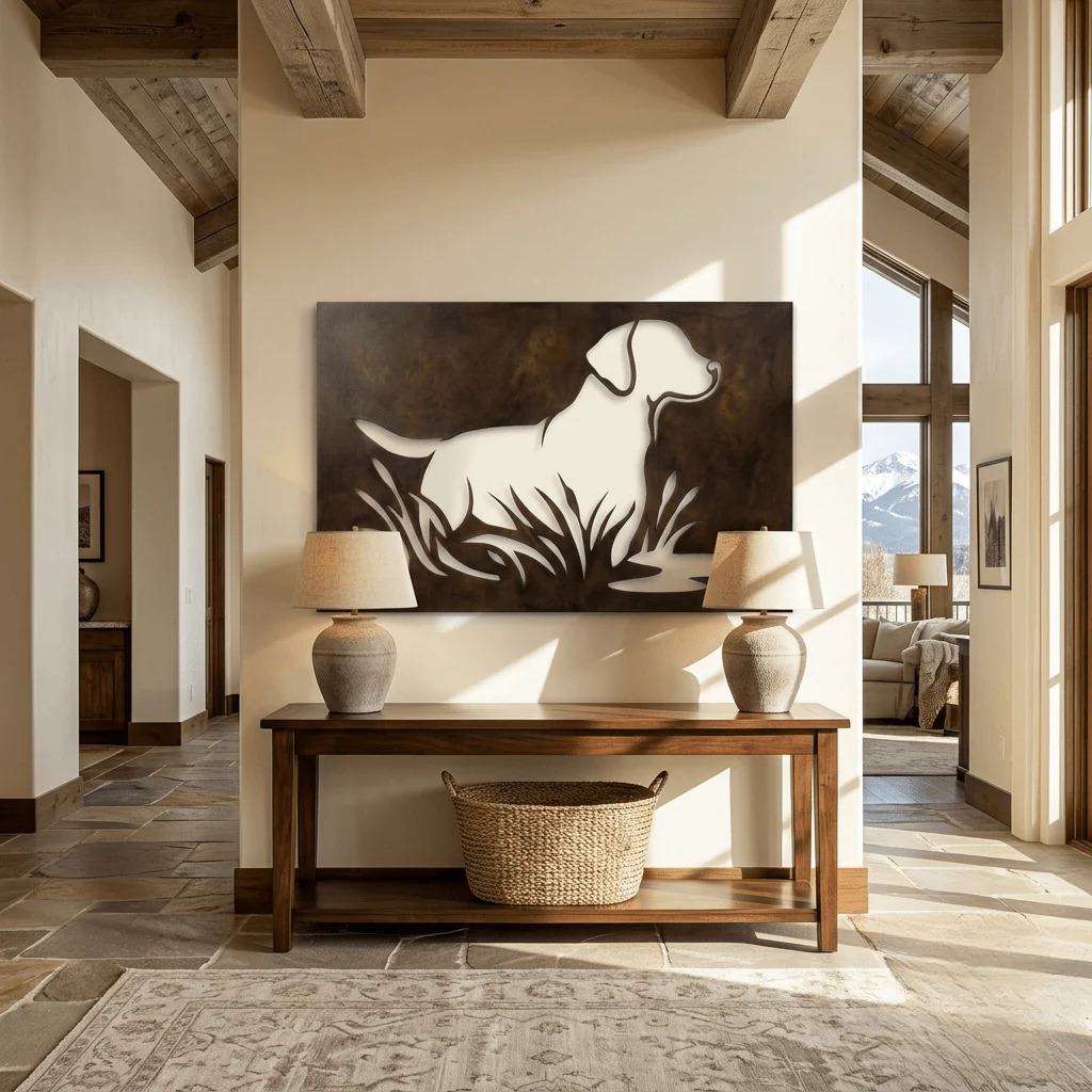 The Fetch - Metal Wall Art - Umber - Image 2
