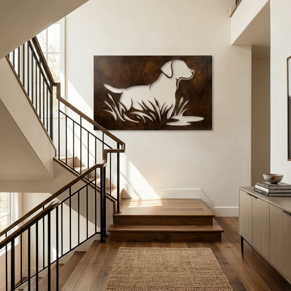 The Fetch - Metal Wall Art - Umber - Image 3