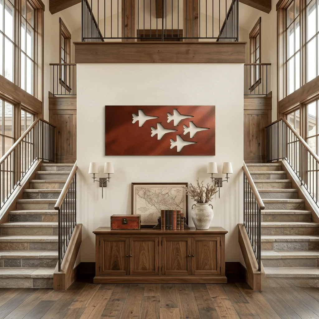 The Fleet - Metal Wall Art - Oxide - Image 2