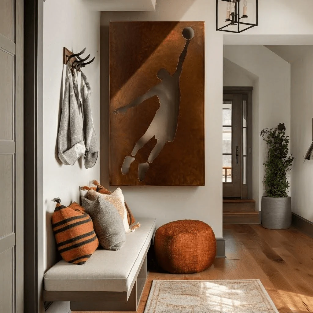 The Floater - Metal Wall Art - Oxide