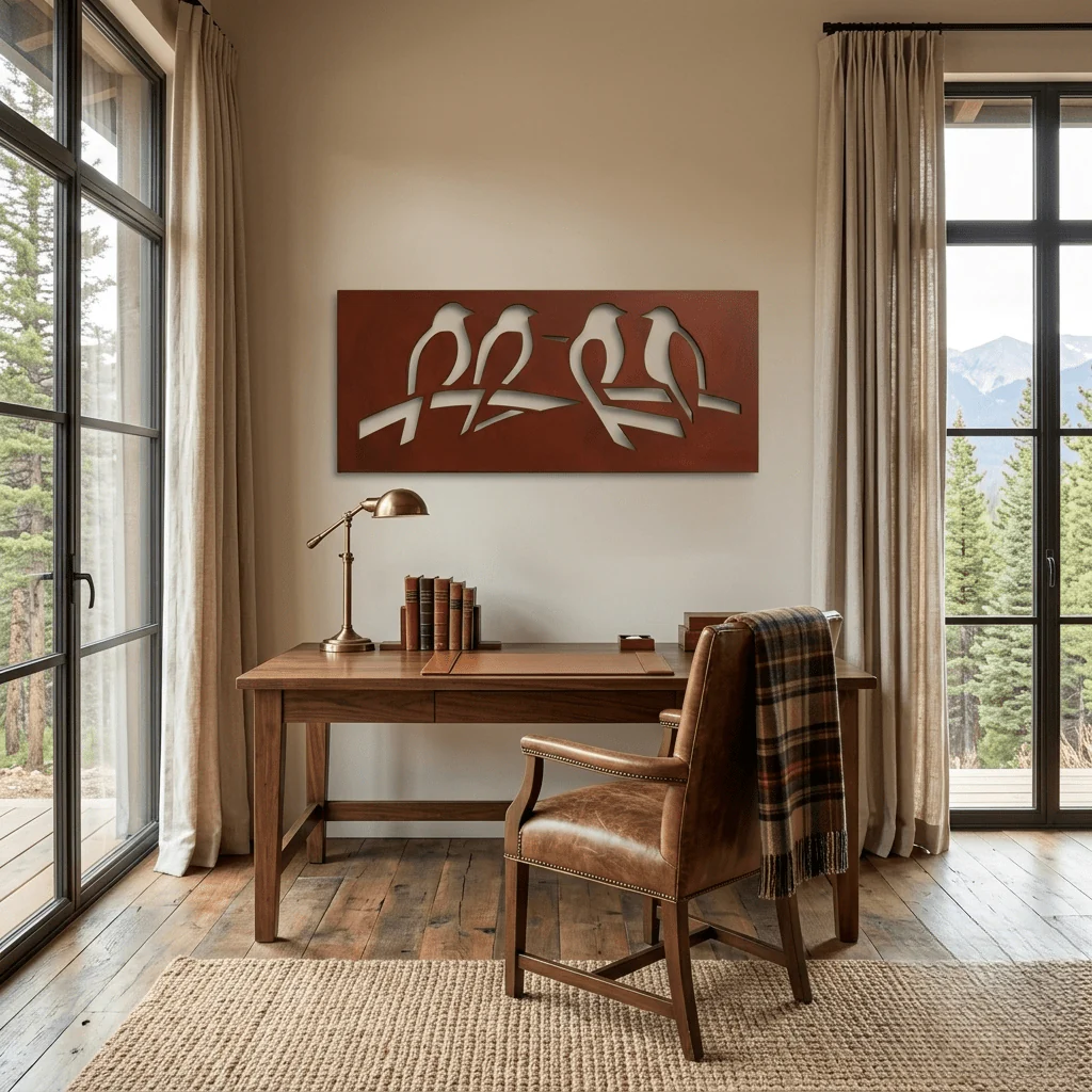 The Flock - Metal Wall Art - Oxide - Image 4