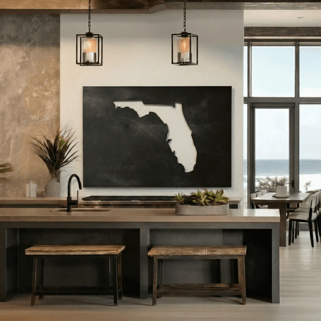 The Florida - Metal Wall Art - Forge