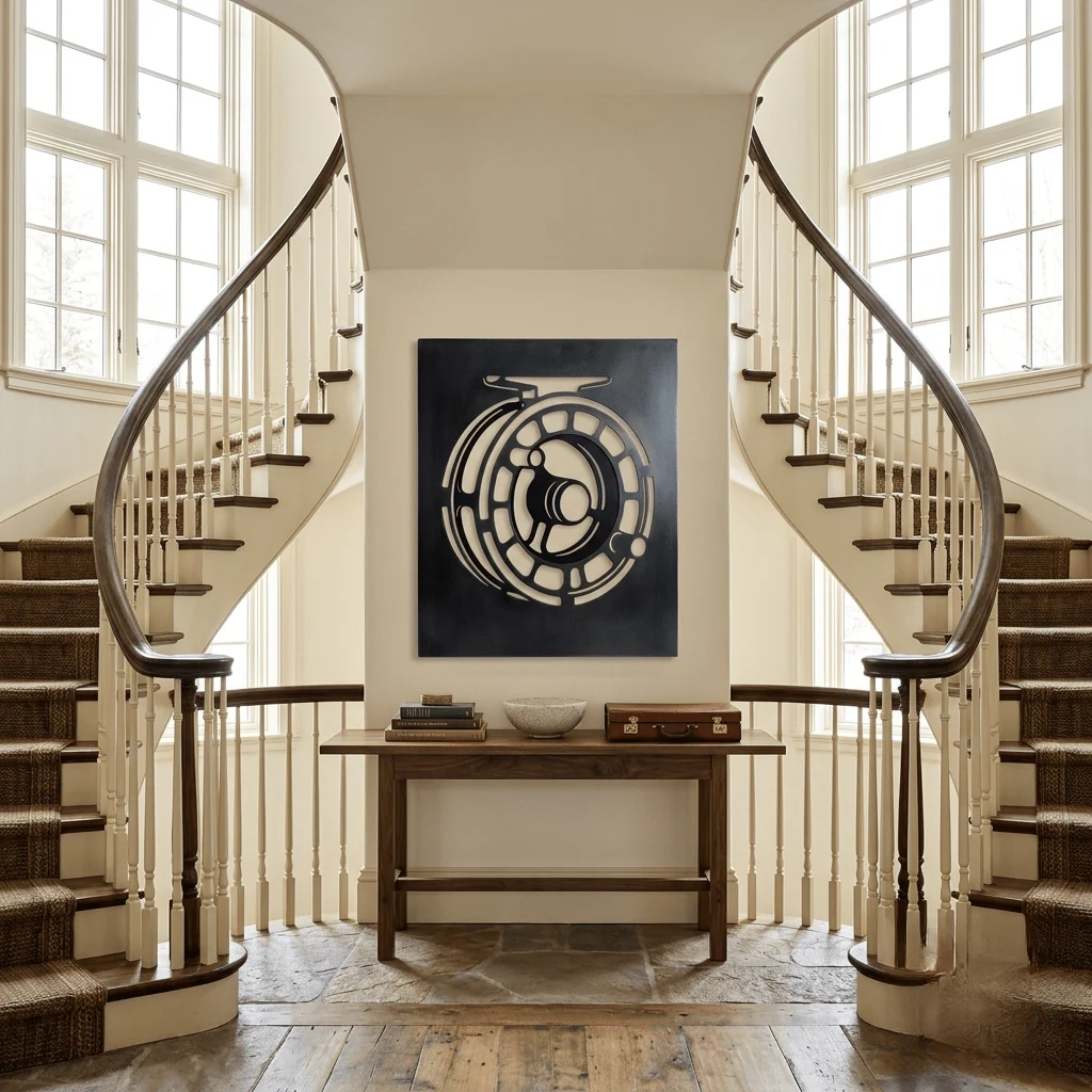 The Fly Reel - Metal Wall Art - Forge - Image 2