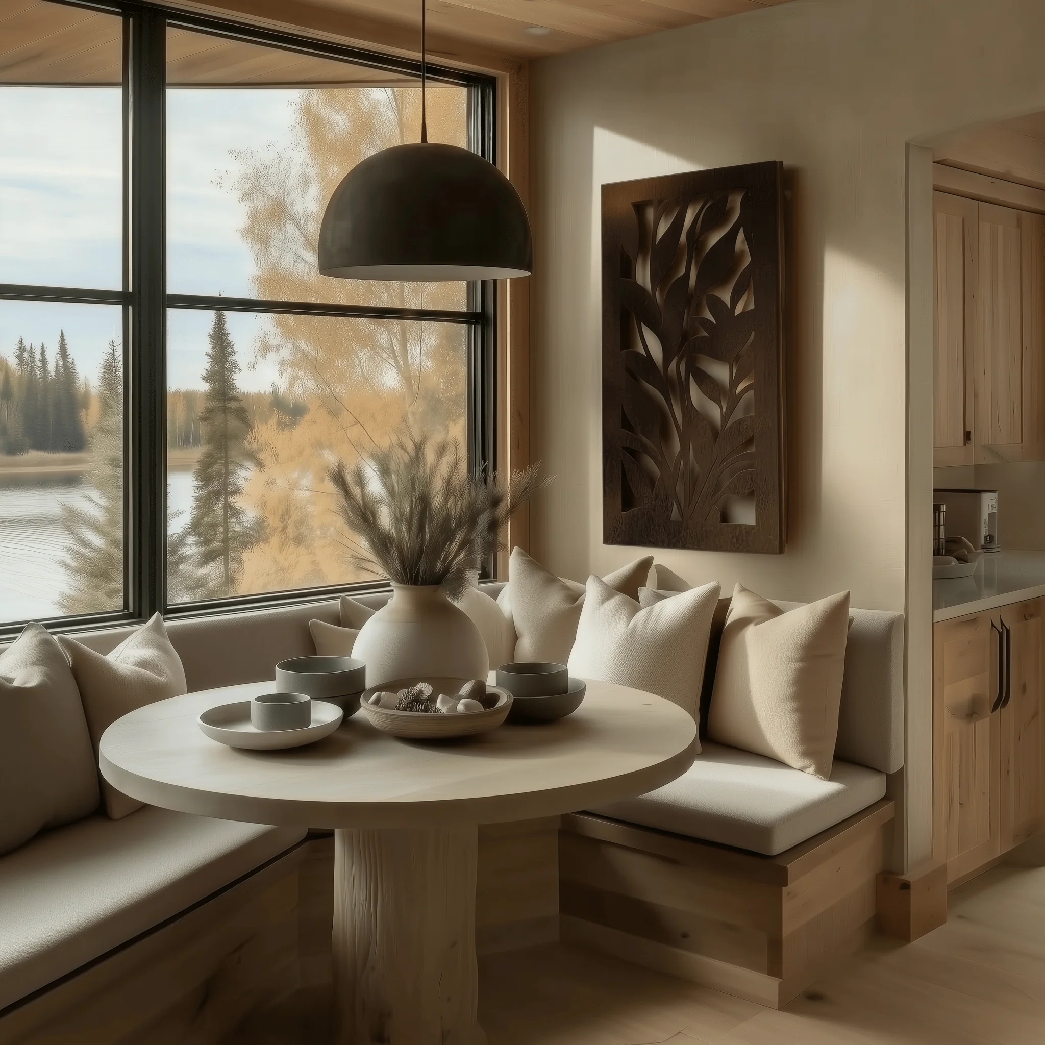 The Foliage - Metal Wall Art - Umber