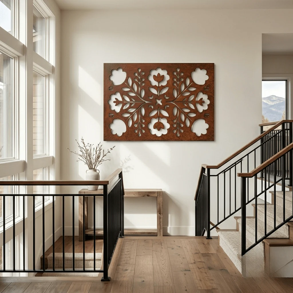The Folk Garden - Metal Wall Art - Oxide - Image 2