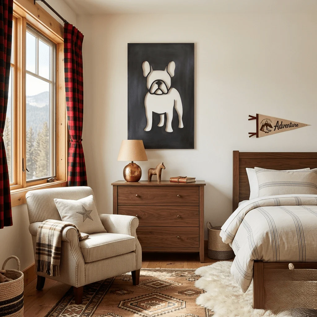 The Frenchie - Metal Wall Art - Forge