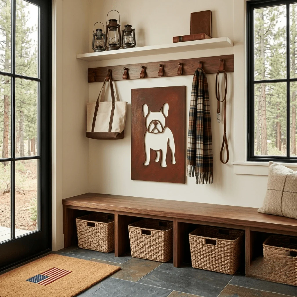 The Frenchie - Metal Wall Art - Oxide - Image 3