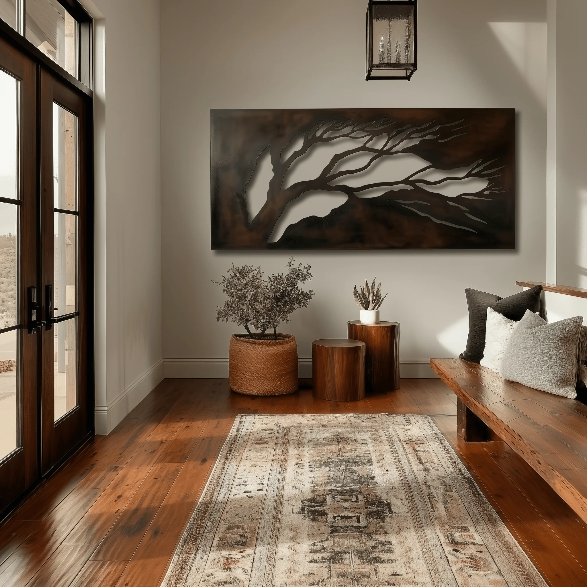 The Gale - Metal Wall Art - Umber - Image 3