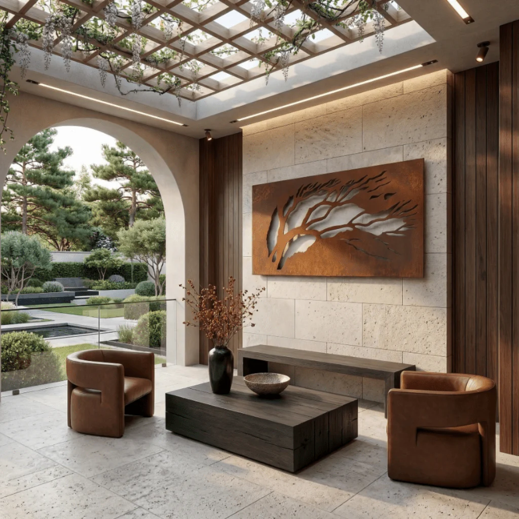 The Gale - Metal Wall Art - Oxide