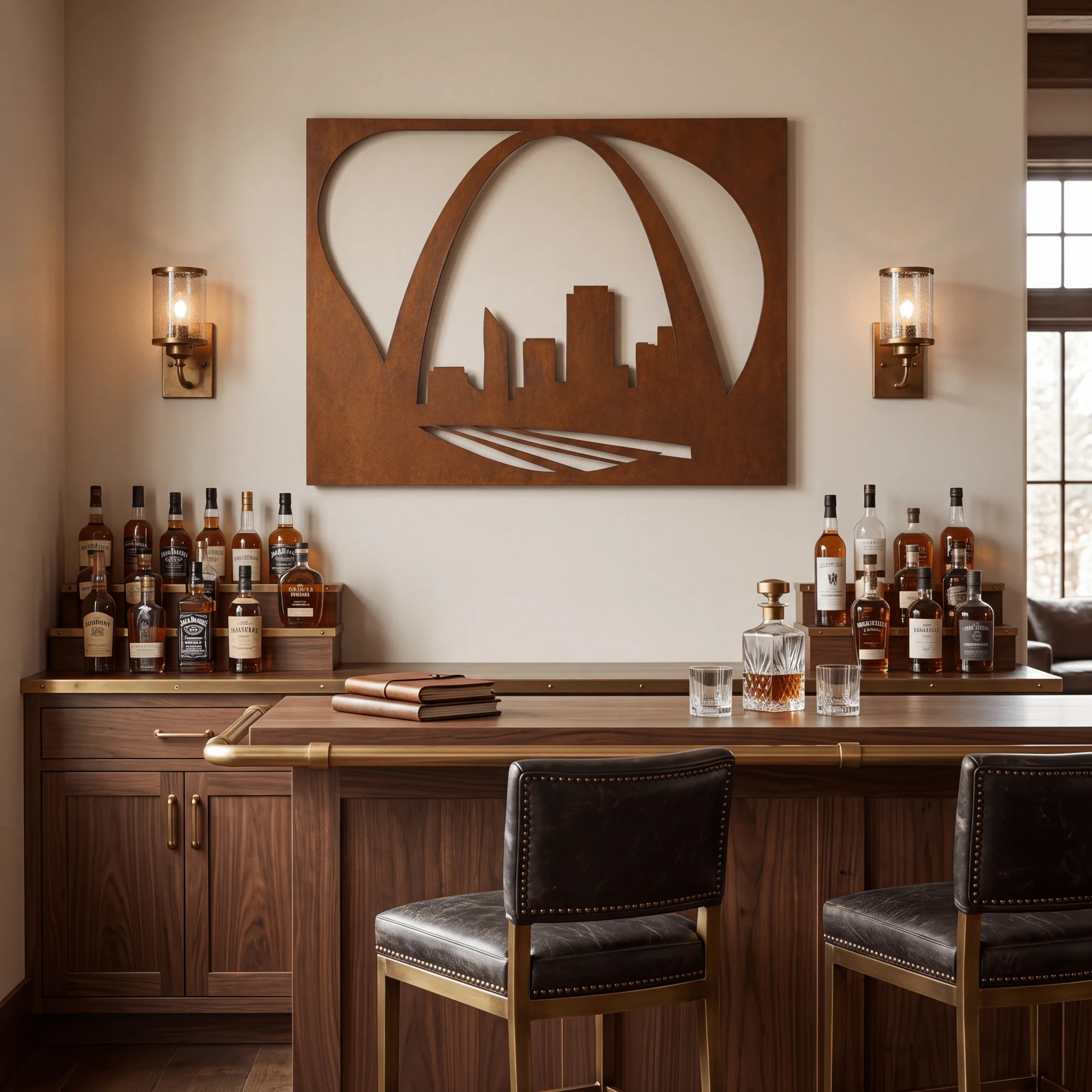 The Gateway Arch - Metal Wall Art - Oxide - Image 2