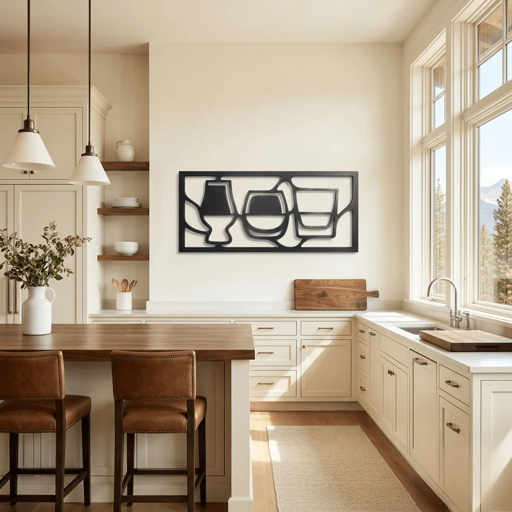 The Gathered Glass - Metal Wall Art - Forge