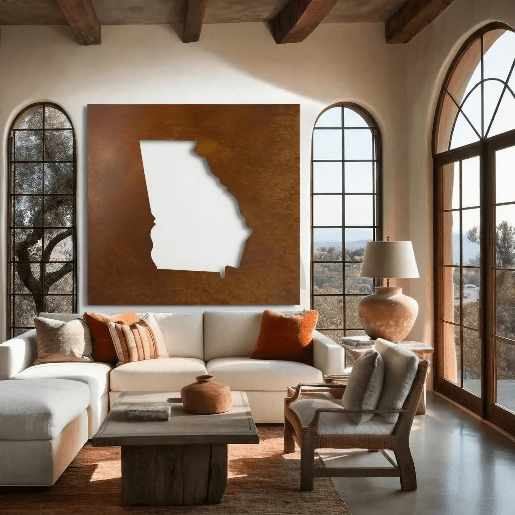 The Georgia - Metal Wall Art - Oxide - Image 2