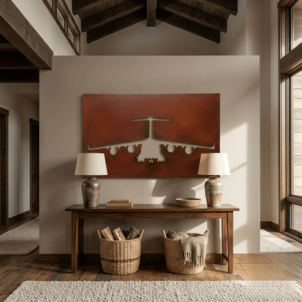 The Globemaster - Metal Wall Art - Oxide - Image 2