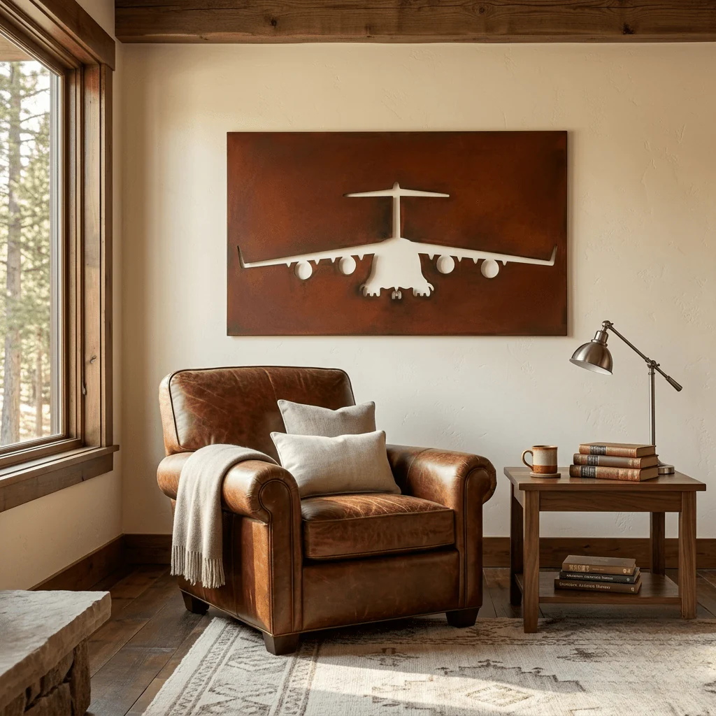 The Globemaster - Metal Wall Art - Oxide - Image 4