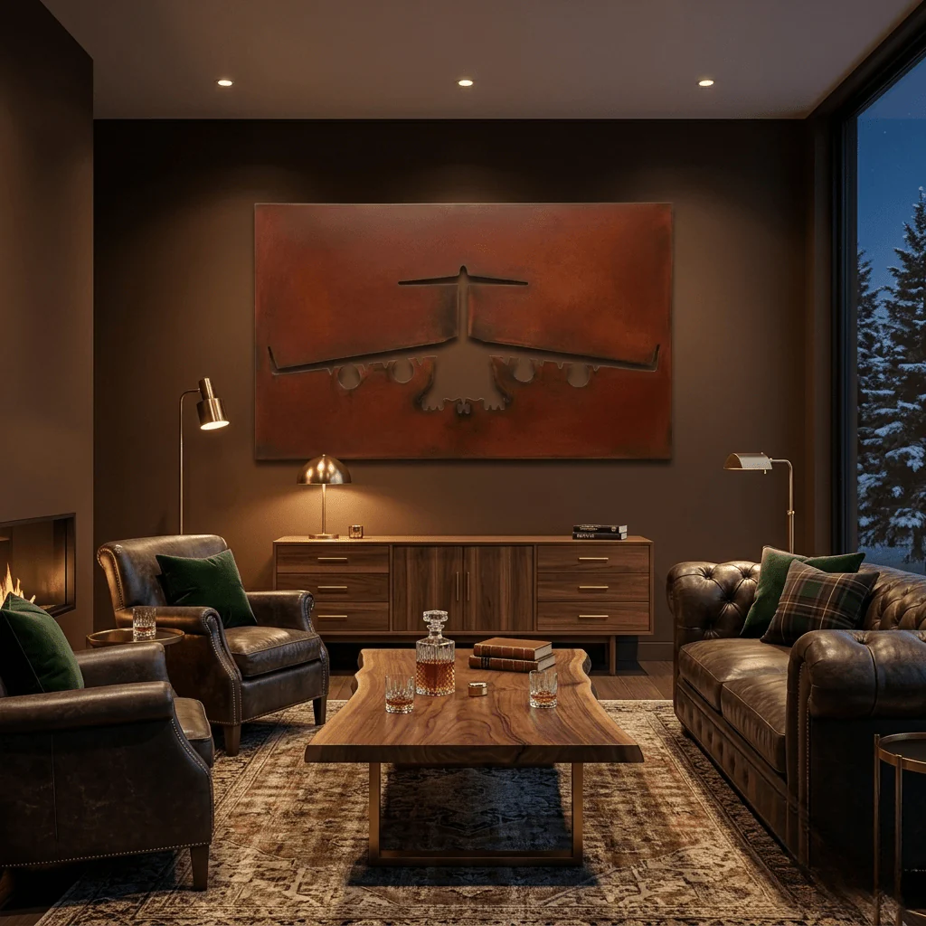 The Globemaster - Metal Wall Art - Oxide - Image 7