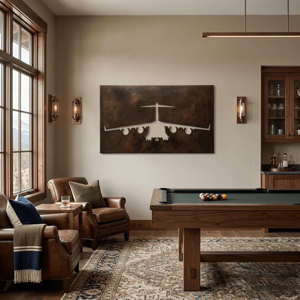 The Globemaster - Metal Wall Art - Umber - Image 5