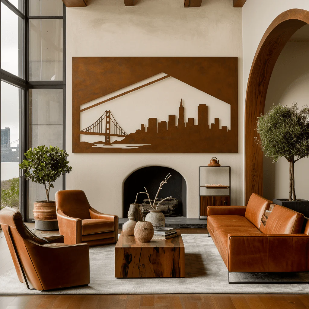 The Golden Gate - Metal Wall Art - Oxide - Image 3