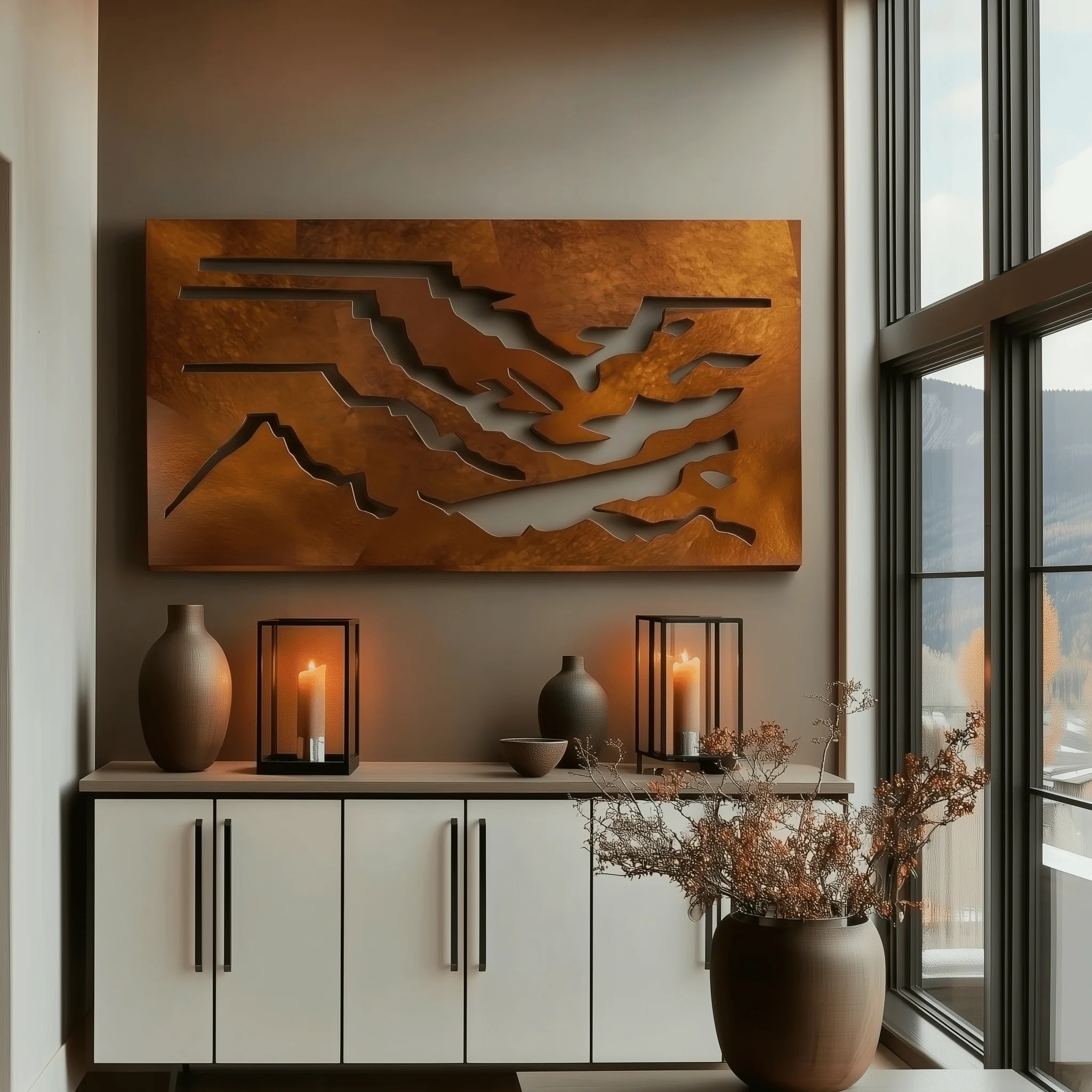 The Grand Canyon - Metal Wall Art - Oxide