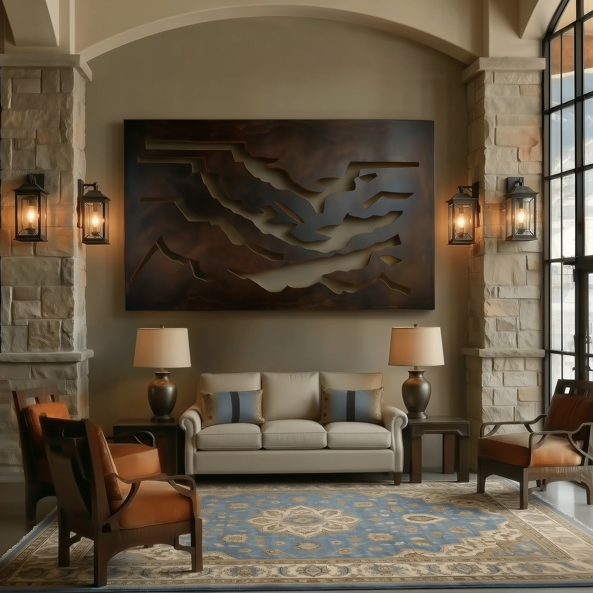 The Grand Canyon - Metal Wall Art - Umber