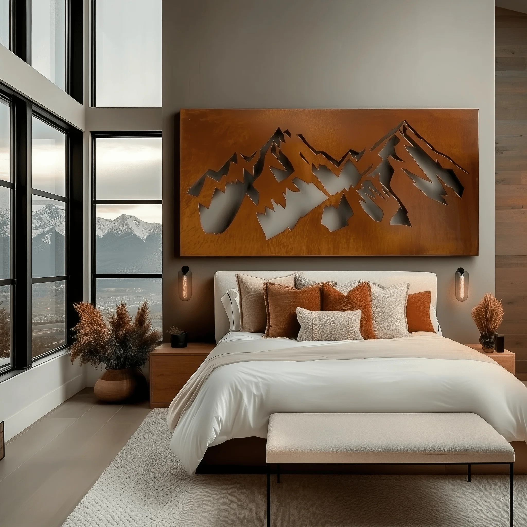 The Grand Teton - Metal Wall Art - Oxide - Image 2