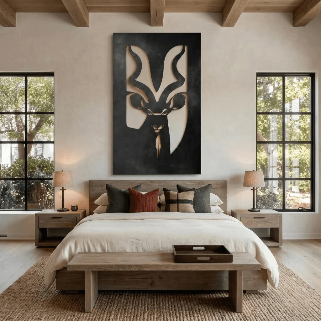 The Greater Kudu - Metal Wall Art - Forge