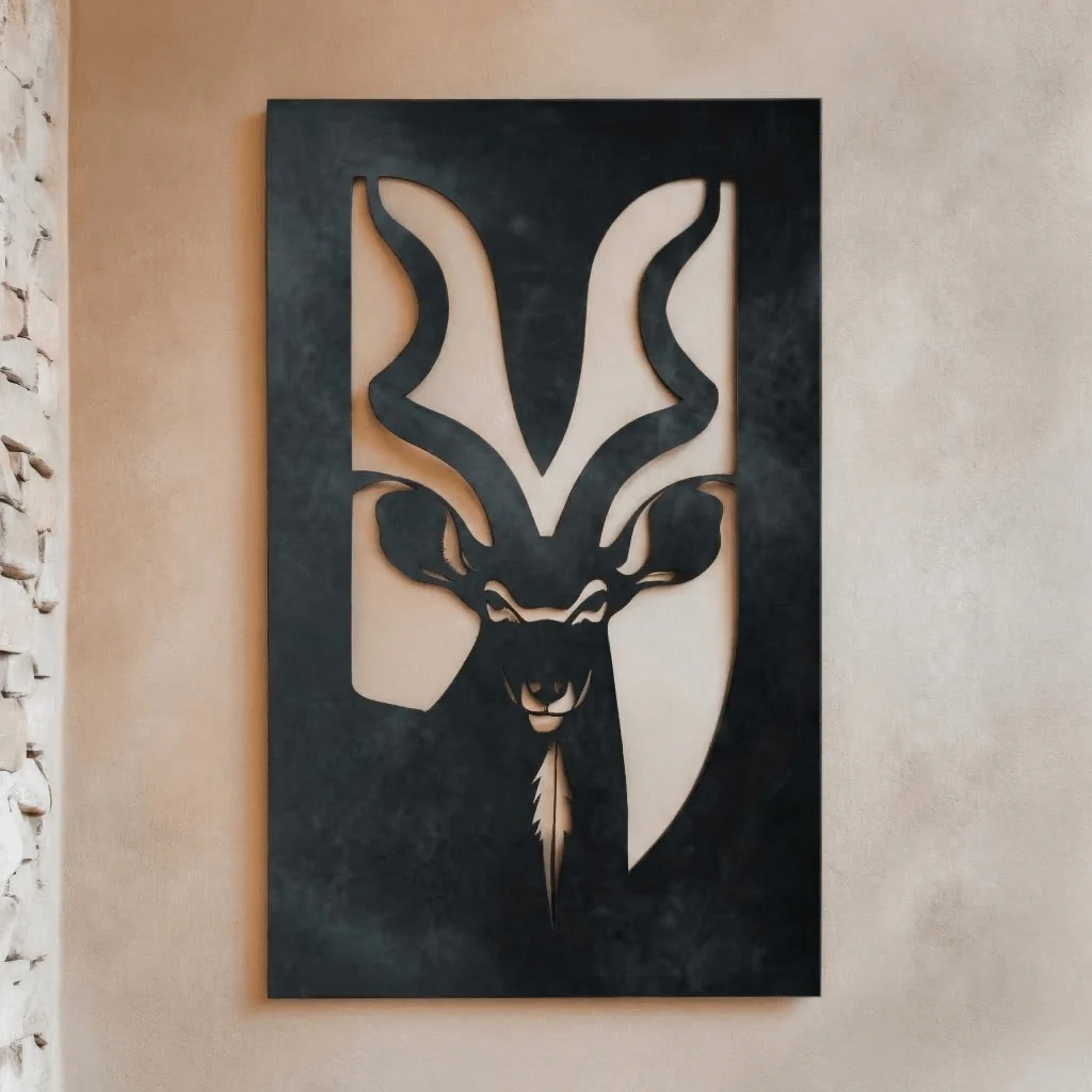 The Greater Kudu - Metal Wall Art - Forge - Image 3