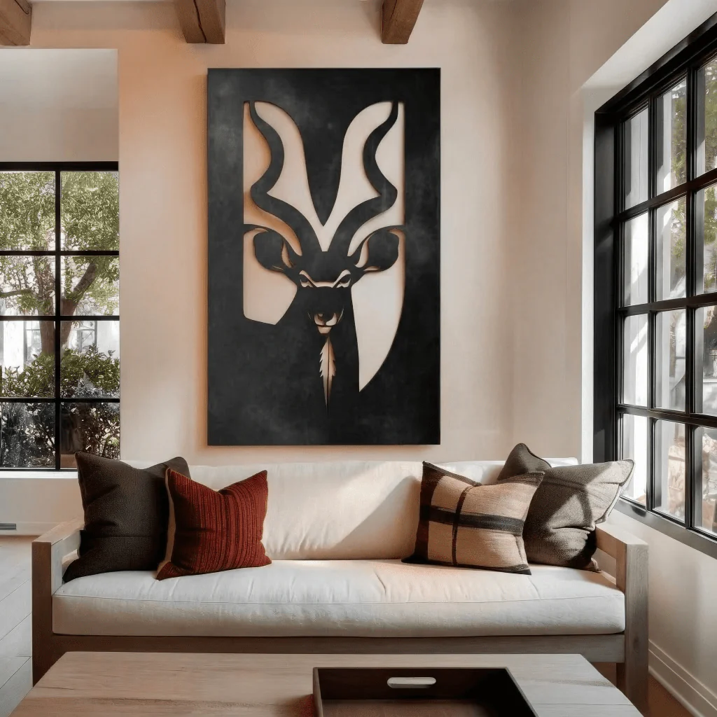 The Greater Kudu - Metal Wall Art - Forge - Image 5