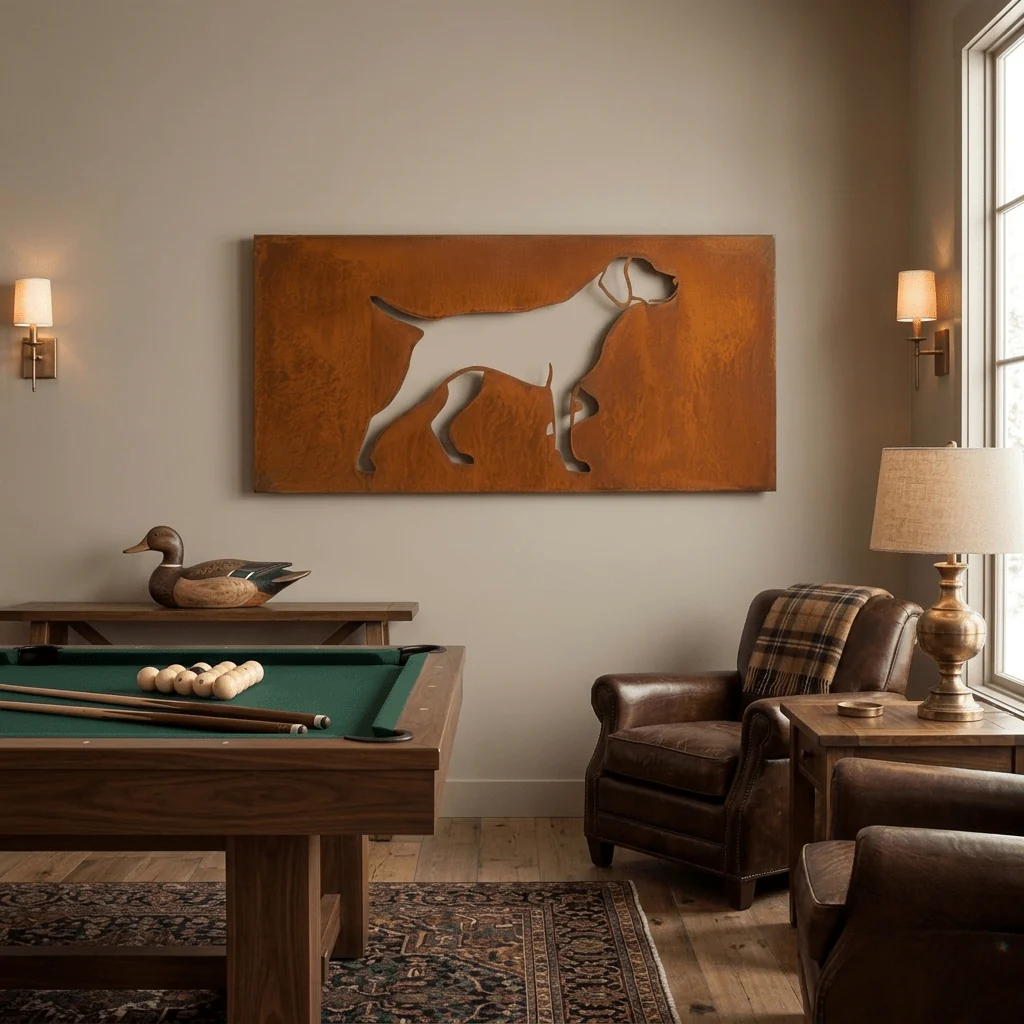 The GSP - Metal Wall Art - Oxide - Image 2